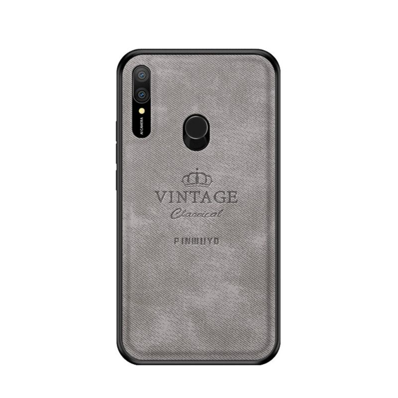 Kuori Huawei P Smart Z Harmaa Musta Kunniakas Vintage Pinwuyo