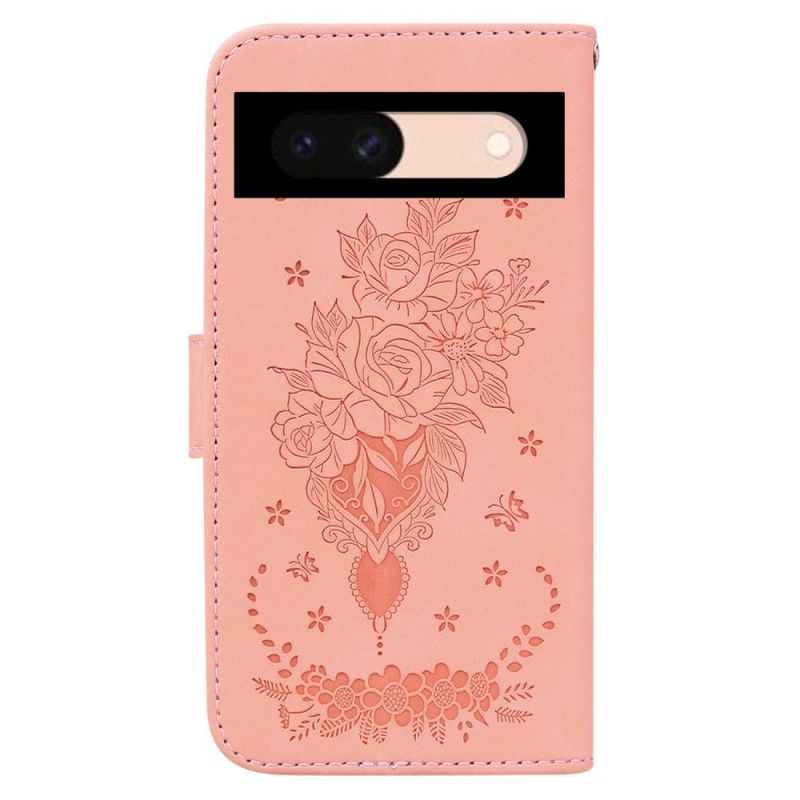 Kotelot Google Pixel 8a Strap Roses