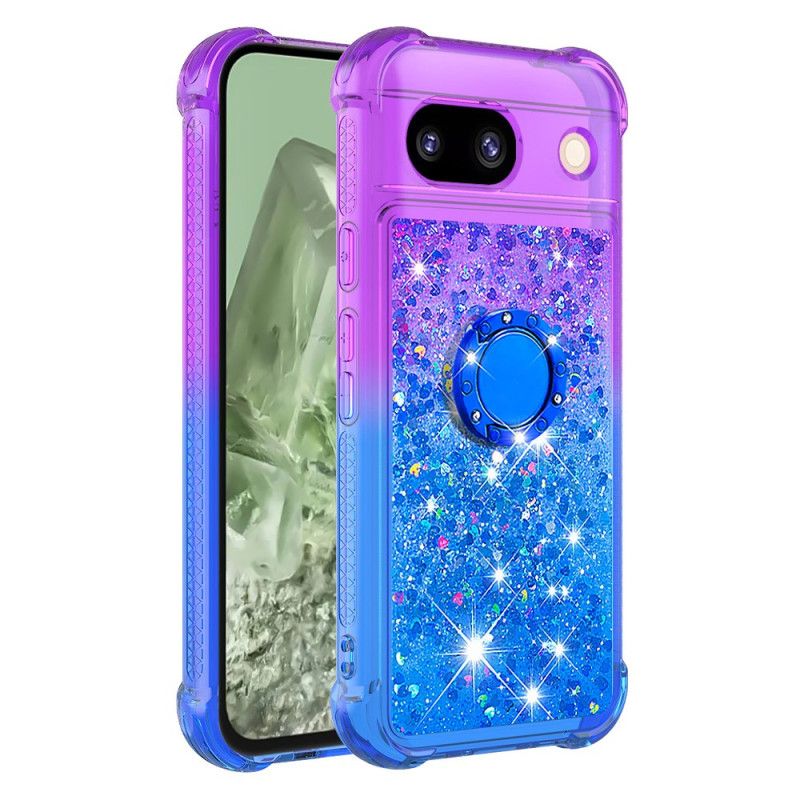 Kuori Google Pixel 8a Glitter Gradient -tukirengas