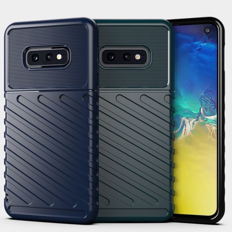 Case Kuoret Samsung Galaxy S10e Vihreä Musta Puhelinkuoret Ukkosarja