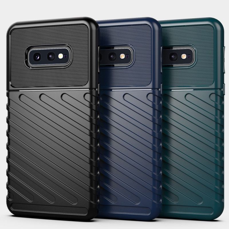 Case Kuoret Samsung Galaxy S10e Vihreä Musta Puhelinkuoret Ukkosarja