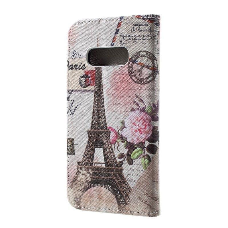 Kotelot Samsung Galaxy S10e Retro Eiffel-Torni