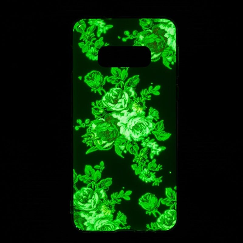 Kuori Samsung Galaxy S10e Fluoresoivat Vapauden Kukat