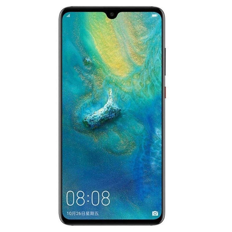 Kuori Samsung Galaxy S10e Punainen Valkoinen Nxe Lelca -Nahkatehoste Suojakuori