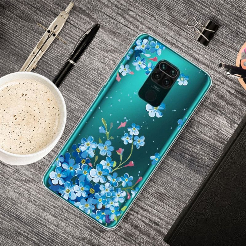 Case Kuoret Xiaomi Redmi Note 9 Puhelinkuoret Kimppu Sinisiä Kukkia