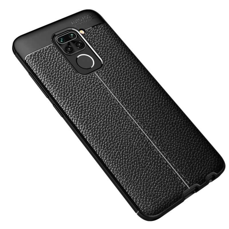 Case Kuoret Xiaomi Redmi Note 9 Punainen Musta Puhelinkuoret Kaksilinjainen Litsi Nahkainen Vaikutus