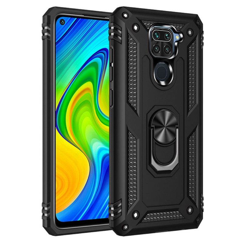 Case Kuoret Xiaomi Redmi Note 9 Punainen Musta Puhelinkuoret Premium-Rengas