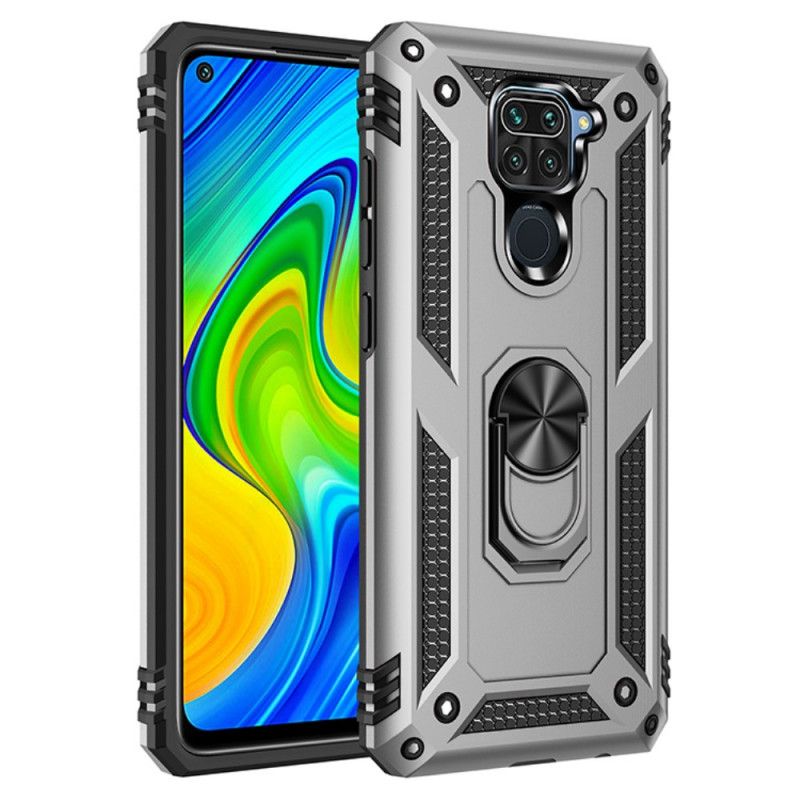 Case Kuoret Xiaomi Redmi Note 9 Punainen Musta Puhelinkuoret Premium-Rengas