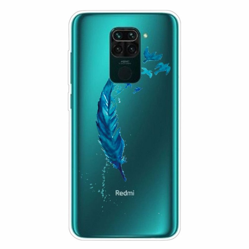 Kuori Xiaomi Redmi Note 9 Kaunis Sininen Sulka Suojakuori