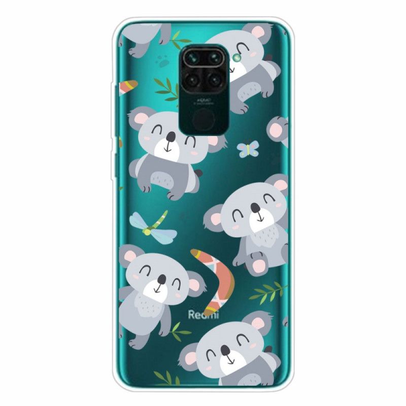 Kuori Xiaomi Redmi Note 9 Puhelinkuoret Pienet Harmaat Pandat