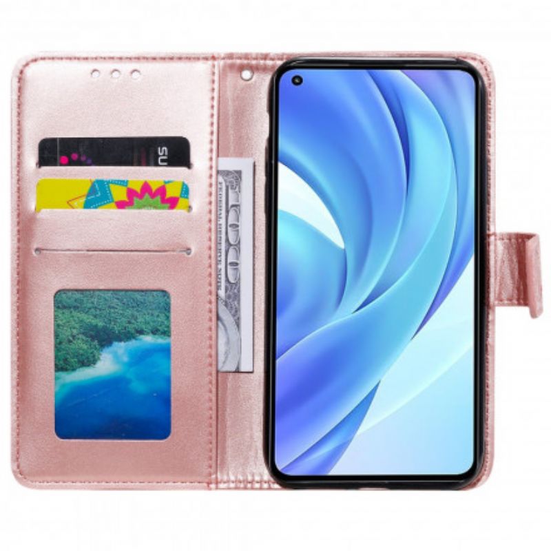 Flip Kotelot Xiaomi Mi 11 Lite 5g Ne / Mi 11 Lite 4g / 5g Mandala Sun