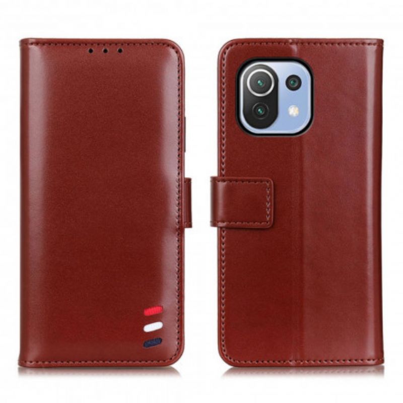 Kotelot Xiaomi Mi 11 Lite 5g Ne / Mi 11 Lite 4g / 5g Puhelinkuoret Tricolor Leather Effect