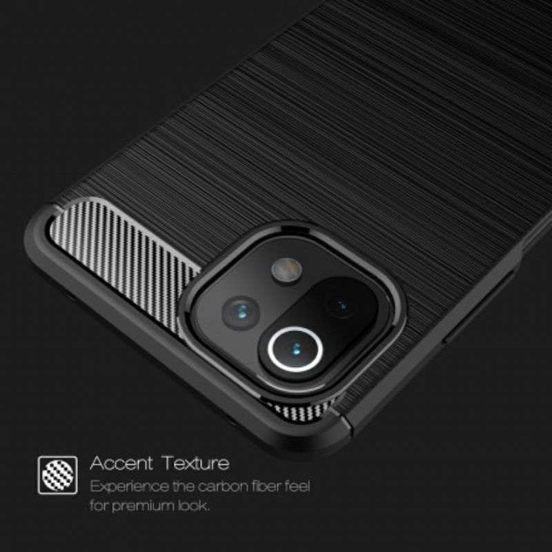 Kuori Case Xiaomi Mi 11 Lite 5g Ne / Mi 11 Lite 4g / 5g Puhelinkuoret Harjattua Hiilikuitua