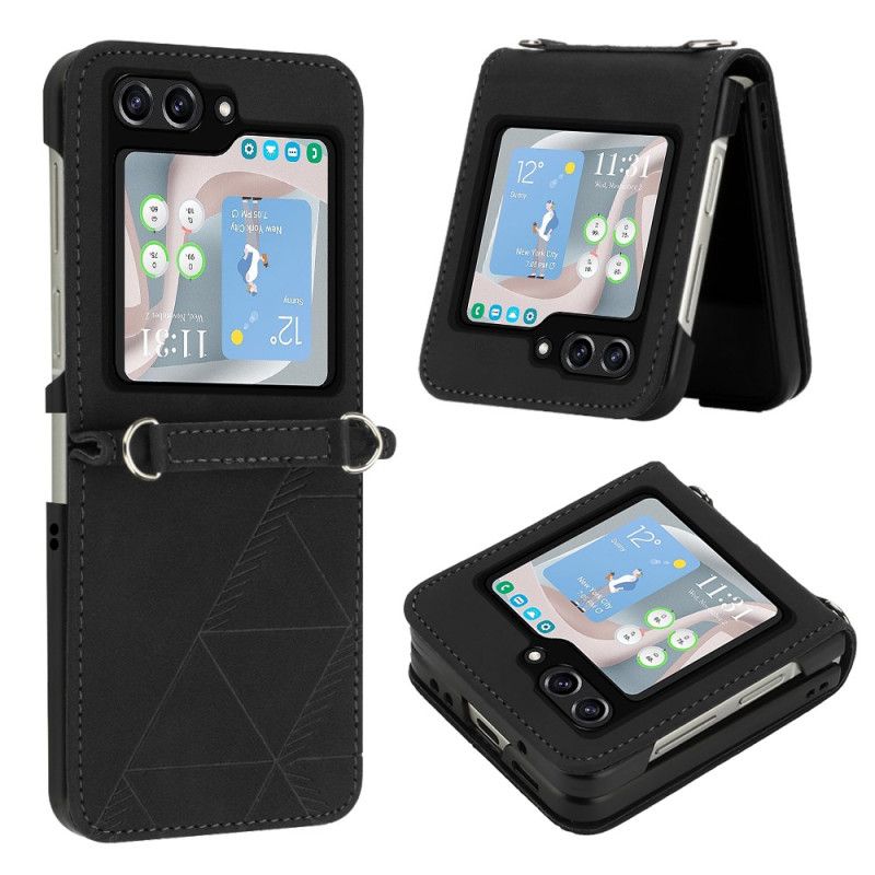 Case Samsung Galaxy Z Flip 5 Puhelinkuoret Keinonahkakolmiot