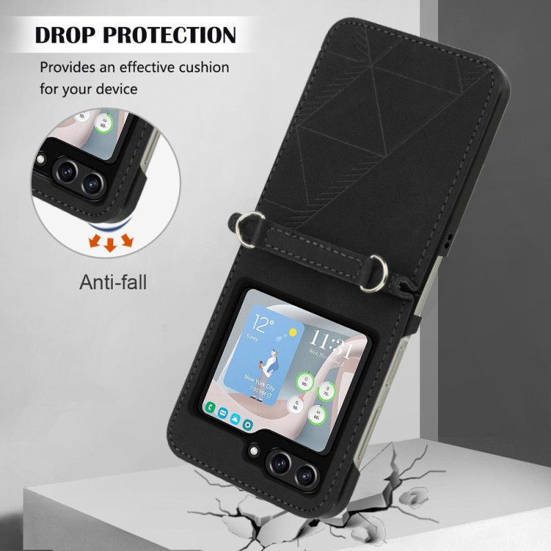 Case Samsung Galaxy Z Flip 5 Puhelinkuoret Keinonahkakolmiot