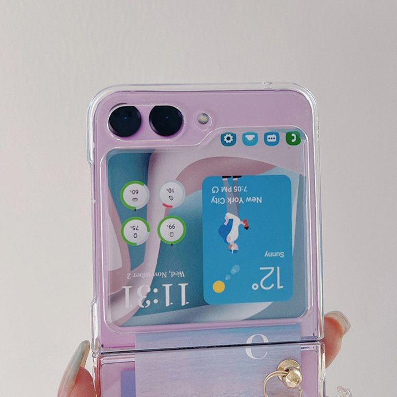 Case Samsung Galaxy Z Flip 5 Puhelinkuoret Läpinäkyvä Kohde