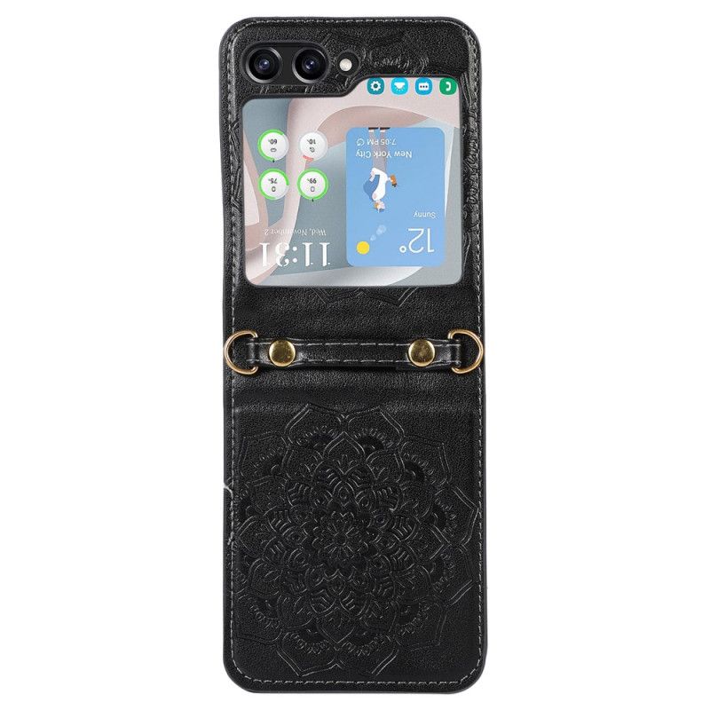 Case Samsung Galaxy Z Flip 5 Puhelinkuoret Mandala Olkahihnalla