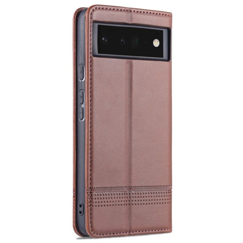 Flip Kotelot Google Pixel 6 Pro Azns Leather Style Suojakuori