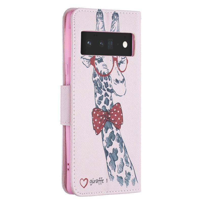 Flip Kotelot Google Pixel 6 Pro Brainy Giraffe