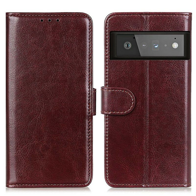 Flip Kotelot Google Pixel 6 Pro Faux Leather Finesse Suojakuori