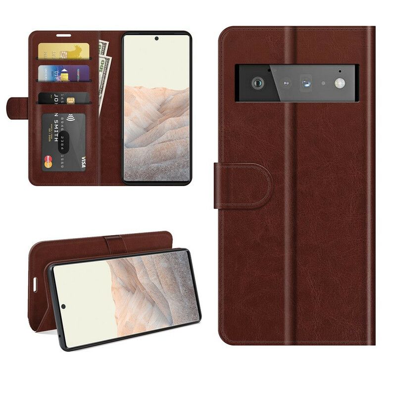 Flip Kotelot Google Pixel 6 Pro Faux Leather Ultra