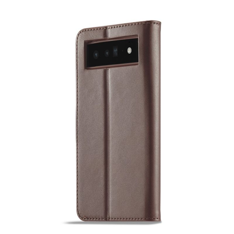 Flip Kotelot Google Pixel 6 Pro Lc.imeeke Leather Effect