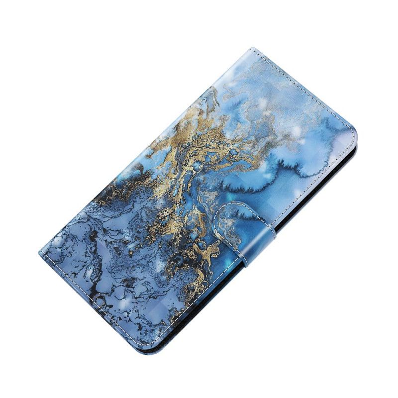 Flip Kotelot Google Pixel 6 Pro Light Spot Marble Design Kaulanauhalla