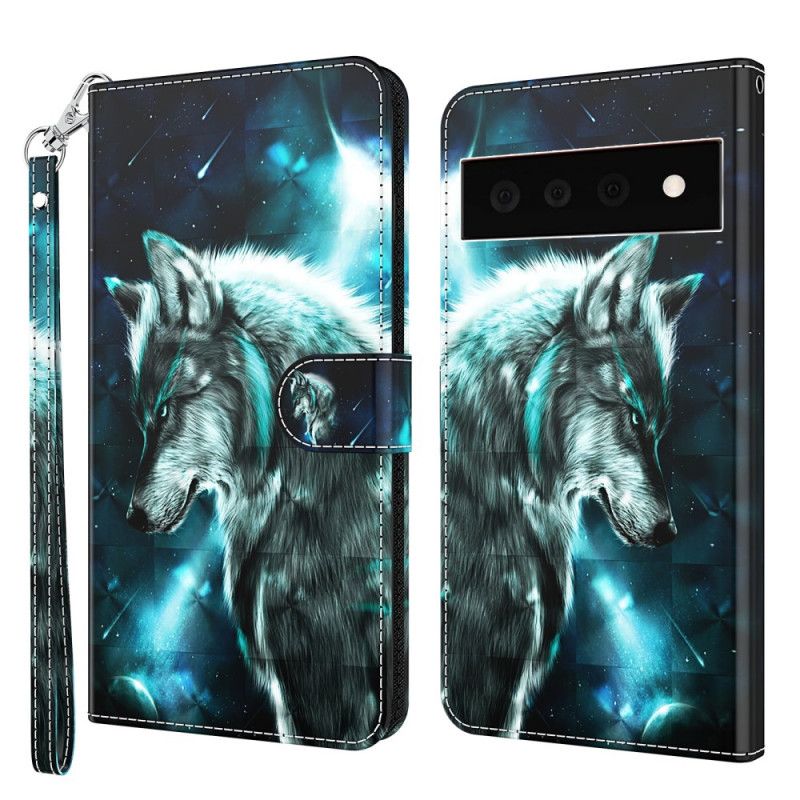 Flip Kotelot Google Pixel 6 Pro Majestic Wolf