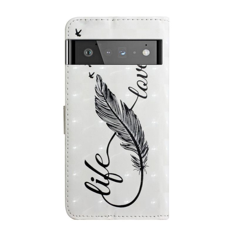 Flip Kotelot Google Pixel 6 Pro Plume Life And Love