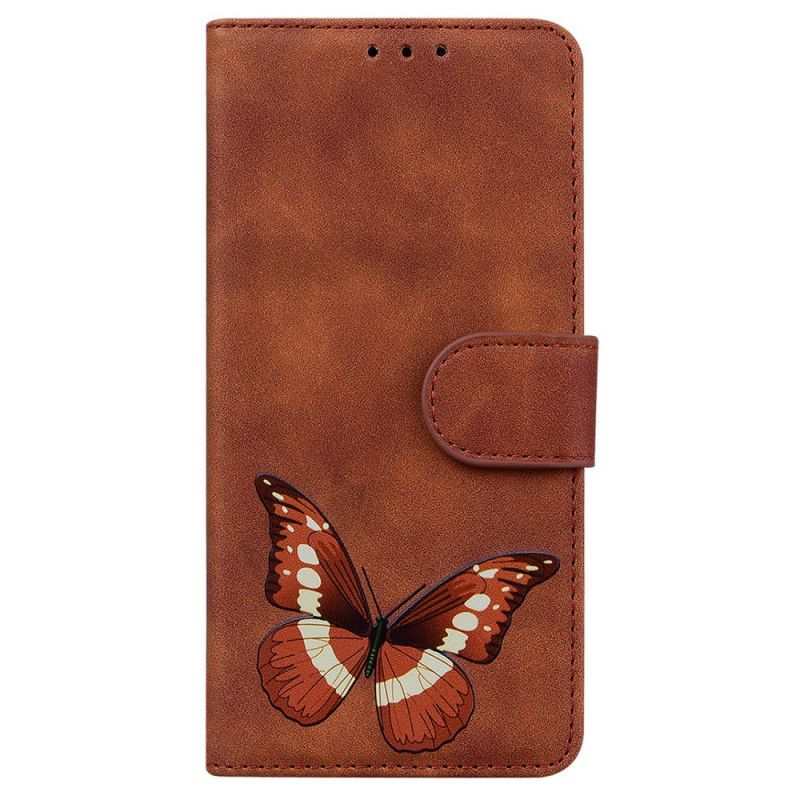 Flip Kotelot Google Pixel 6 Pro Skin-touch Butterfly