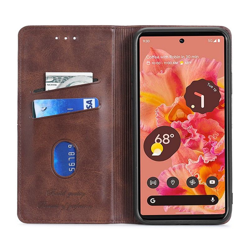 Flip Kotelot Google Pixel 6 Pro Style Leather Couture Suojakuori