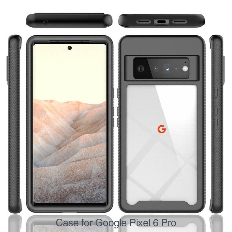 Kuori Google Pixel 6 Pro Hybridi Viistetyt Reunat Suojakuori