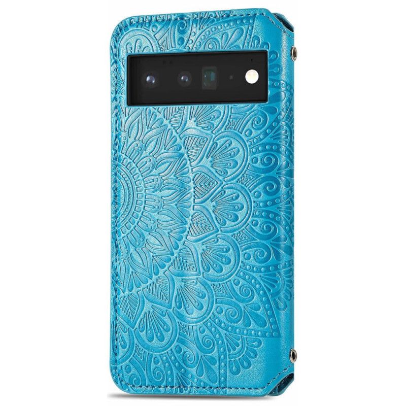 Nahkakuori Flip Kotelot Google Pixel 6 Pro Puhelinkuoret Mandala