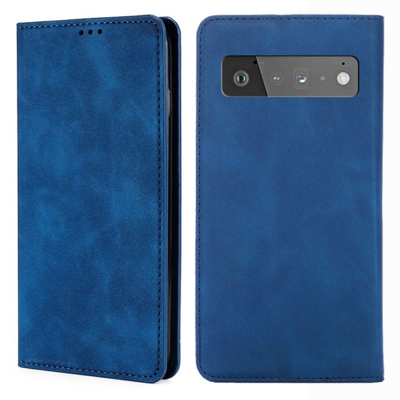 Nahkakuori Flip Kotelot Google Pixel 6 Pro Puhelinkuoret Skin-touch