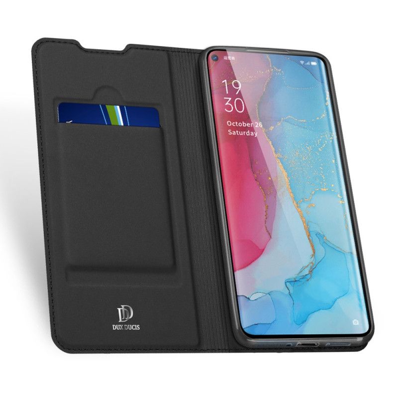 Flip Kotelot Oppo Find X2 Neo Tummansininen Pro Dux Ducis -Iho