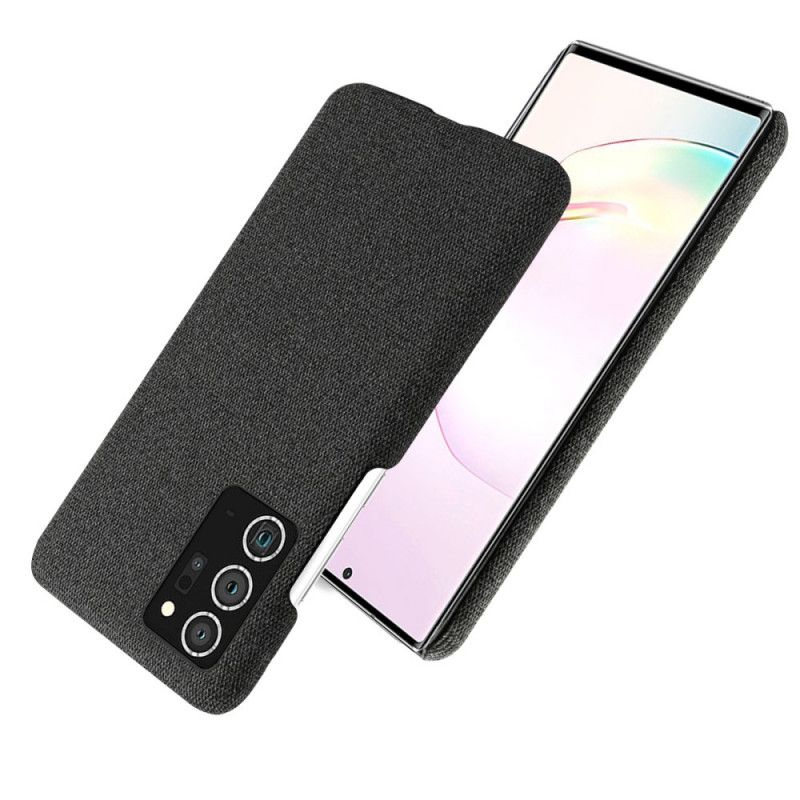 Case Kuoret Samsung Galaxy Note 20 Ultra Harmaa Musta Puhelinkuoret Ksq-Kankaan Rakenne