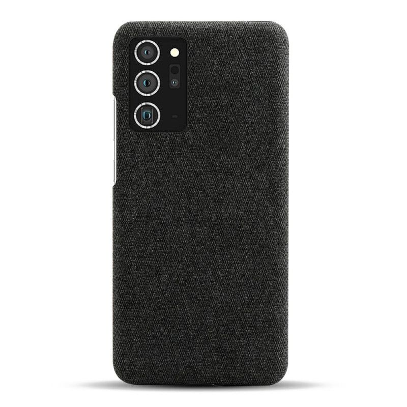 Case Kuoret Samsung Galaxy Note 20 Ultra Harmaa Musta Puhelinkuoret Ksq-Kankaan Rakenne