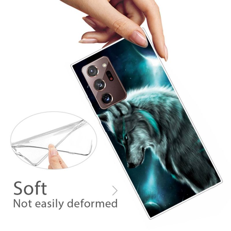 Case Kuoret Samsung Galaxy Note 20 Ultra Puhelinkuoret Kuninkaallinen Susi