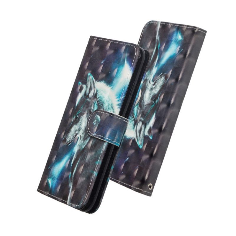 Flip Case Samsung Galaxy Note 20 Ultra Majesteettinen Susi