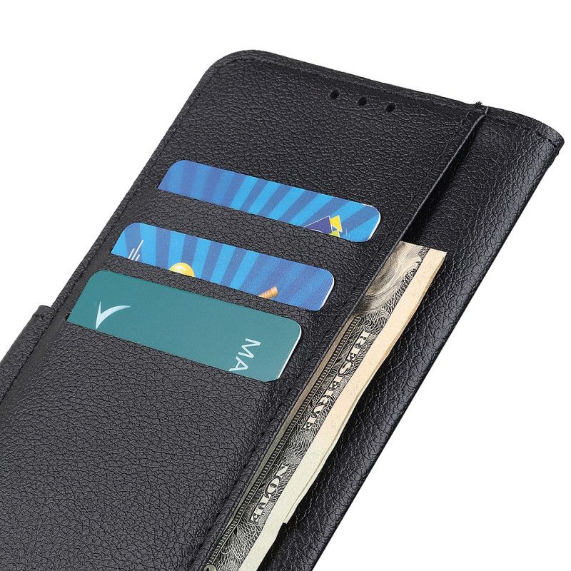 Flip Case Samsung Galaxy Note 20 Ultra Punainen Musta Kuvioitu Litsi