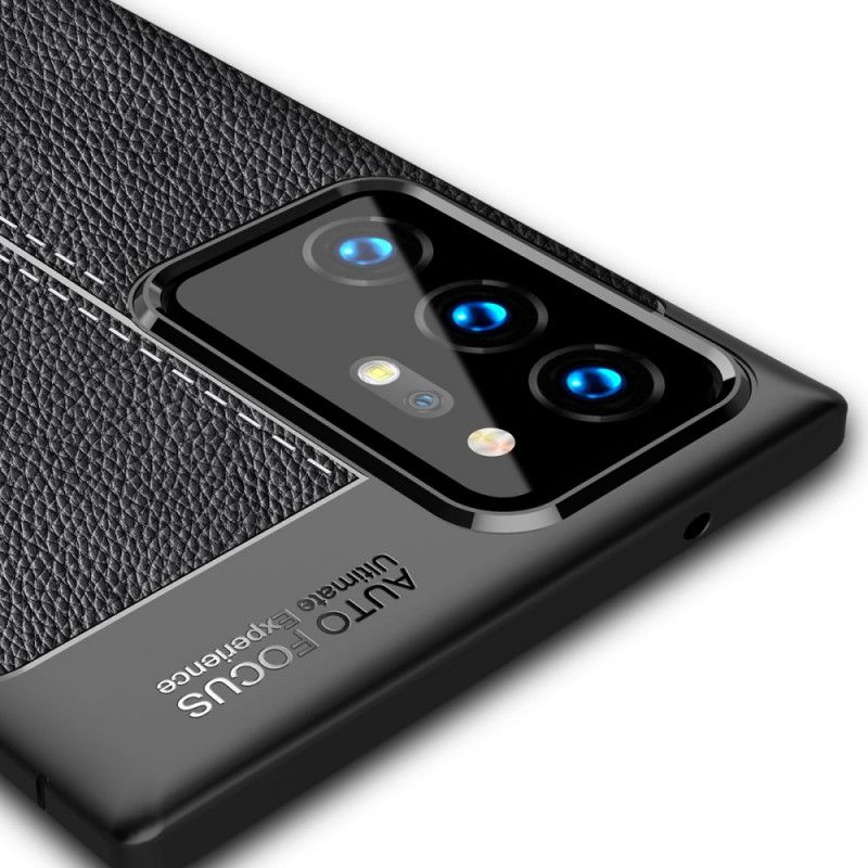 Kuori Samsung Galaxy Note 20 Ultra Punainen Musta Taipuisa Hiilikuiturakenne Suojakuori