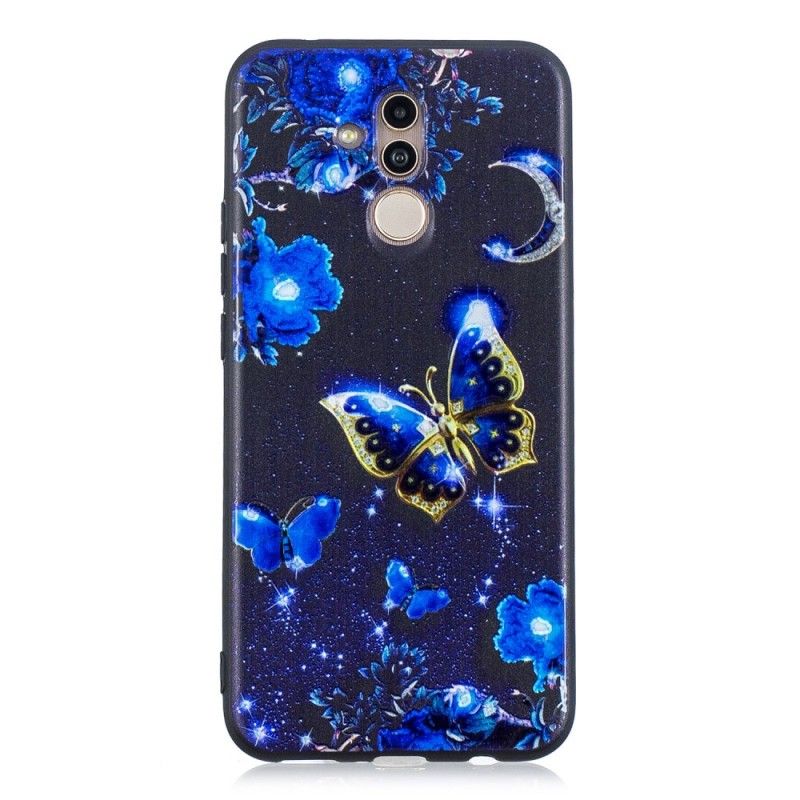 Case Kuoret Huawei Mate 20 Lite Puhelinkuoret Kultaisessa Perhoksessa