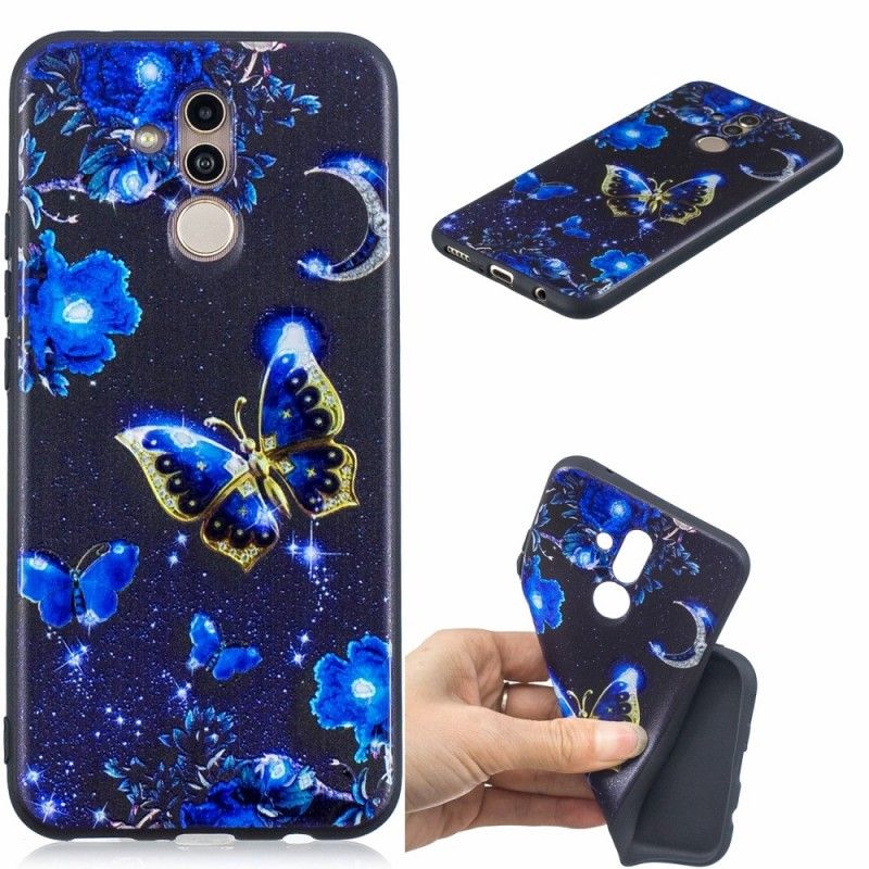 Case Kuoret Huawei Mate 20 Lite Puhelinkuoret Kultaisessa Perhoksessa