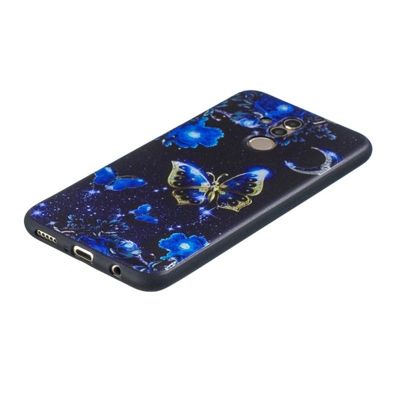 Case Kuoret Huawei Mate 20 Lite Puhelinkuoret Kultaisessa Perhoksessa