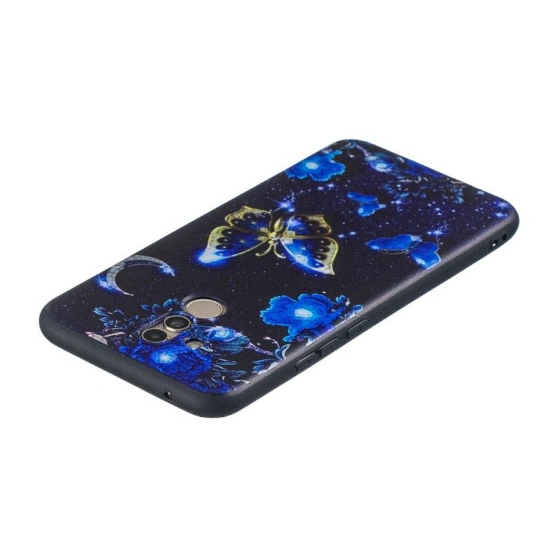 Case Kuoret Huawei Mate 20 Lite Puhelinkuoret Kultaisessa Perhoksessa