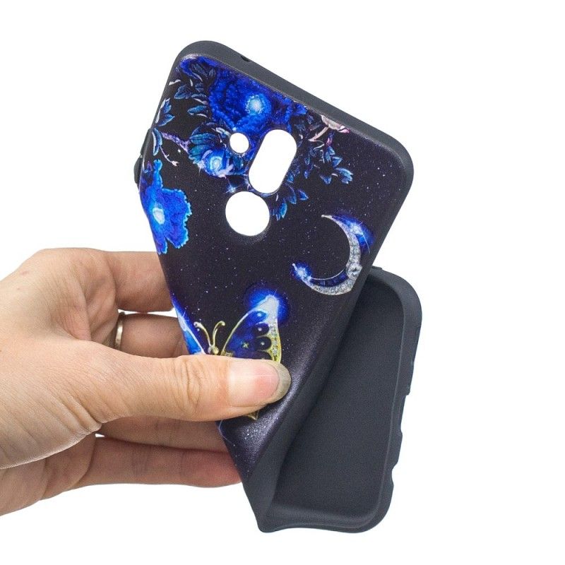 Case Kuoret Huawei Mate 20 Lite Puhelinkuoret Kultaisessa Perhoksessa