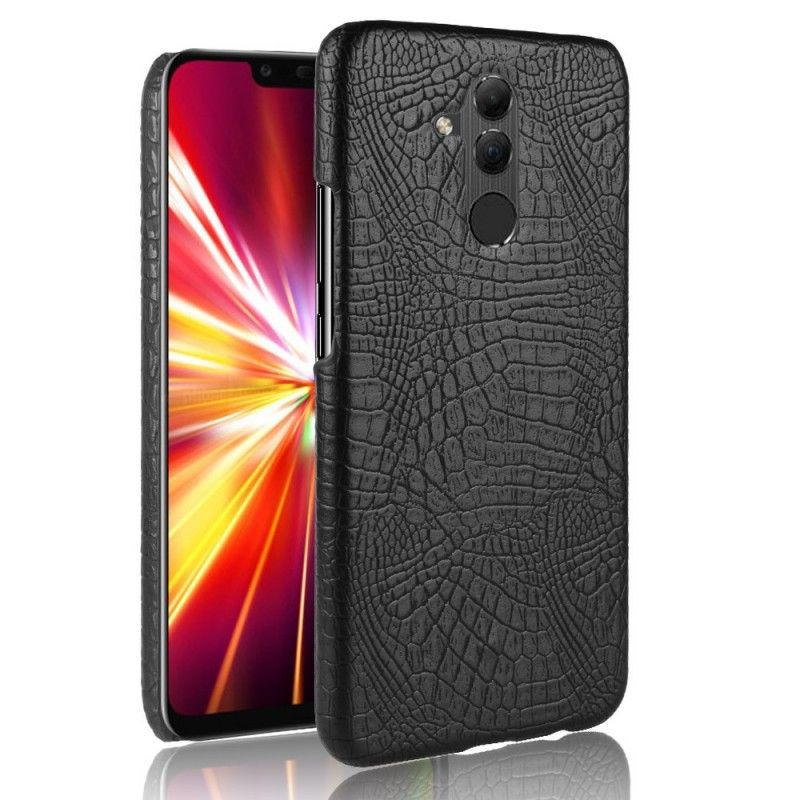 Kuori Huawei Mate 20 Lite Punainen Musta Krokotiilin Ihovaikutus