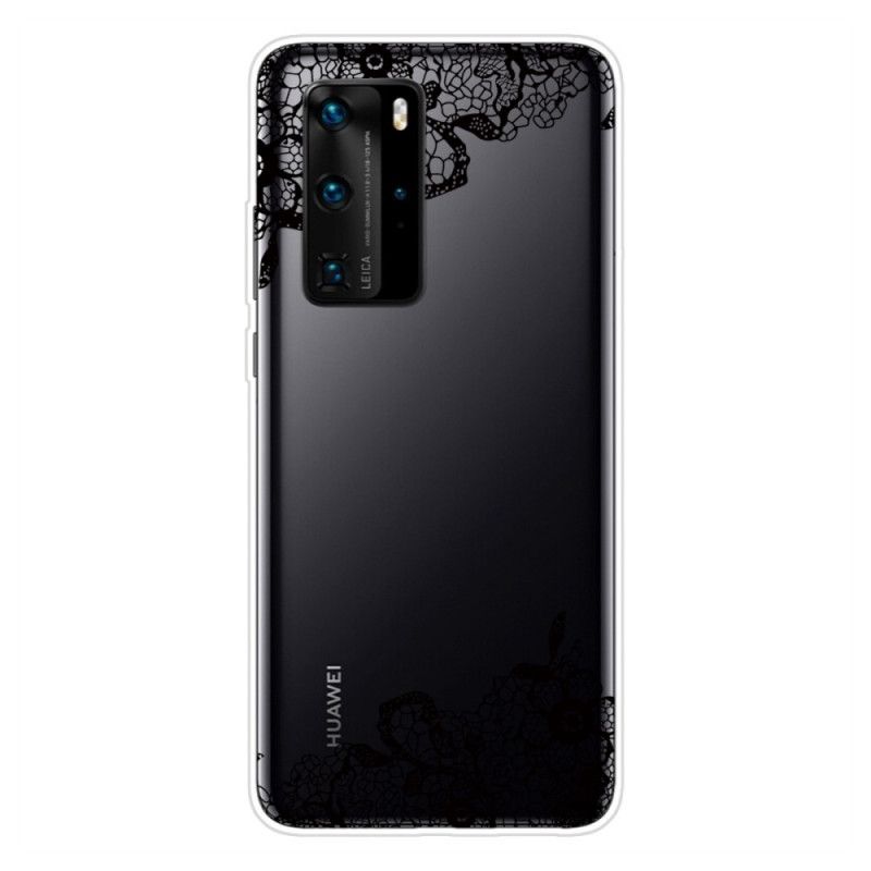 Kuori Huawei P40 Hieno Pitsi Suojakuori