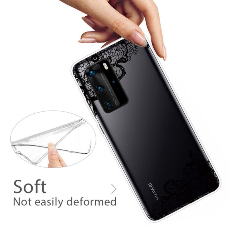 Kuori Huawei P40 Hieno Pitsi Suojakuori