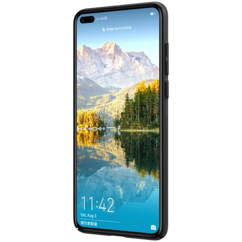 Kuori Huawei P40 Punainen Musta Jäykkä Himmeä Nillkin